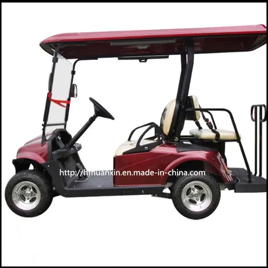2 Seater High Quality Battery Operated Golf Course Blue Red White Golf Car