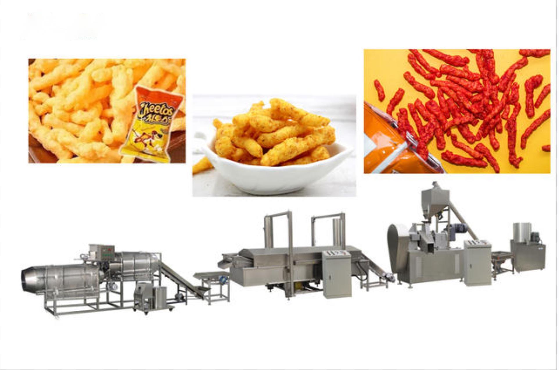 Corn Curls Cheetos Chips Extruder Machine from China: Boost Your Snack Production