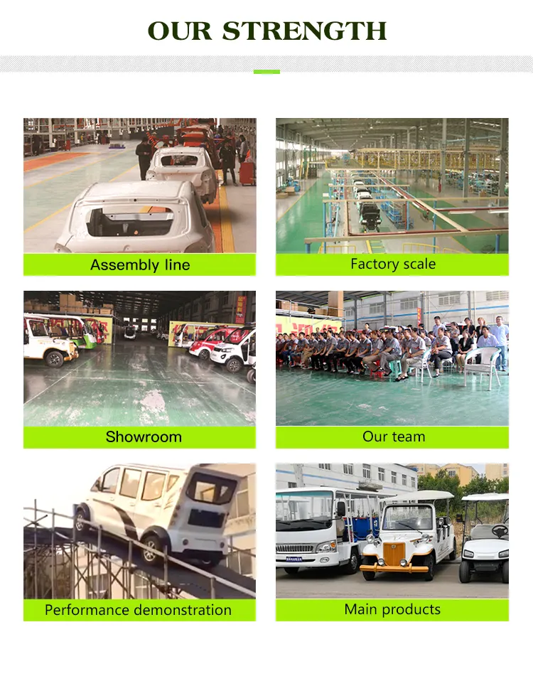 Electric 1-2 Jinhaike Packed and Loaded by Container Mini Car Cart