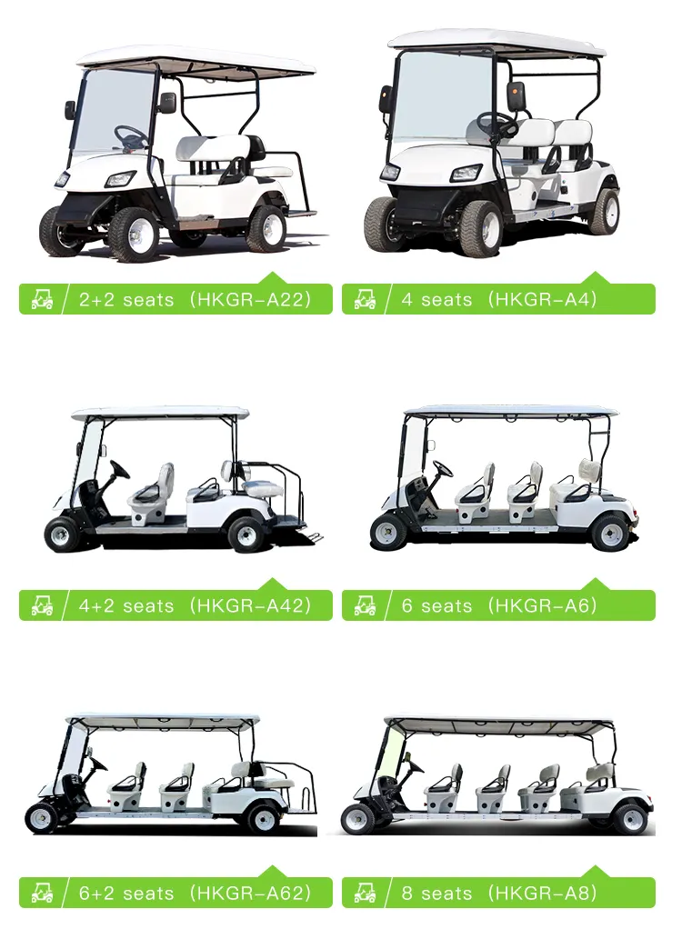 Electric 1-2 Jinhaike Packed and Loaded by Container Mini Car Cart