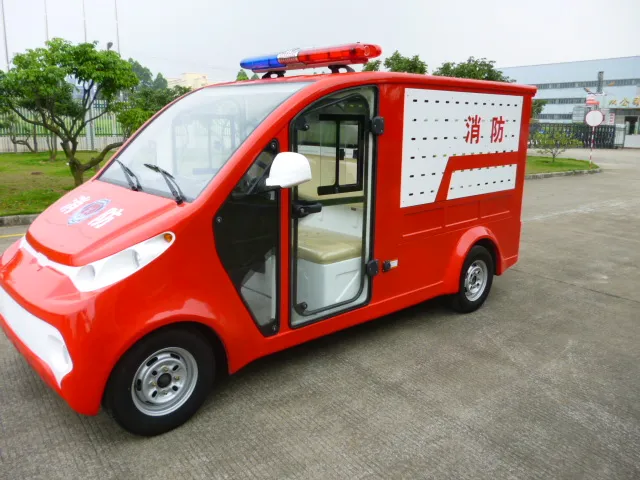 Electric Fire-Fighting Truck, Red, 48V