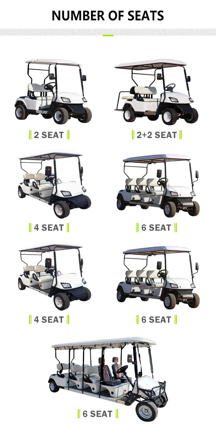 Haike Shandong, China 2 Passenger Cart Electric Golf Buggy with CE