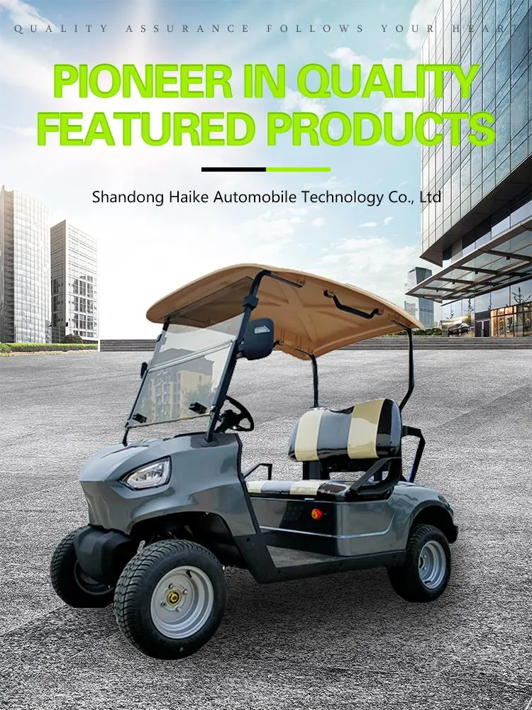 Haike Shandong, China 2 Passenger Cart Electric Golf Buggy with CE