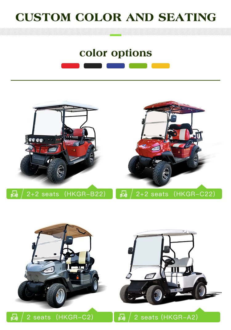 High Quality 30 Km/H Car Electric Club Cart Lsv with DOT