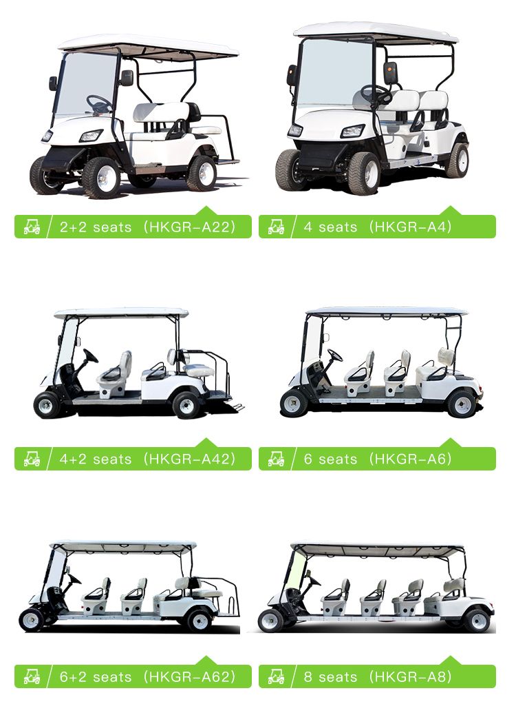 High Quality 30 Km/H Car Electric Club Cart Lsv with DOT