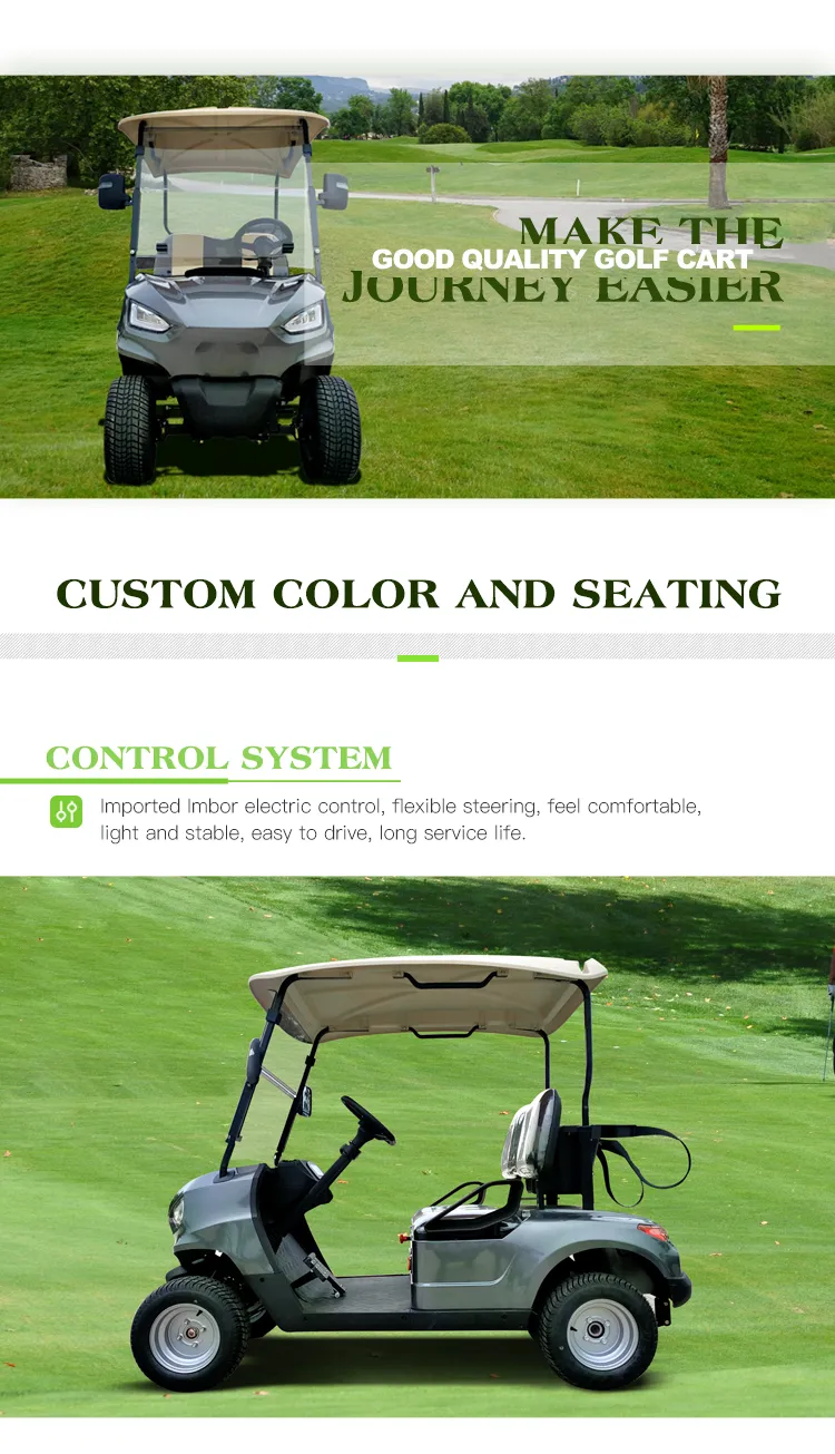 ISO Approved Cart Buggies Electric Golf Buggy with High Quality Hkgr-C2