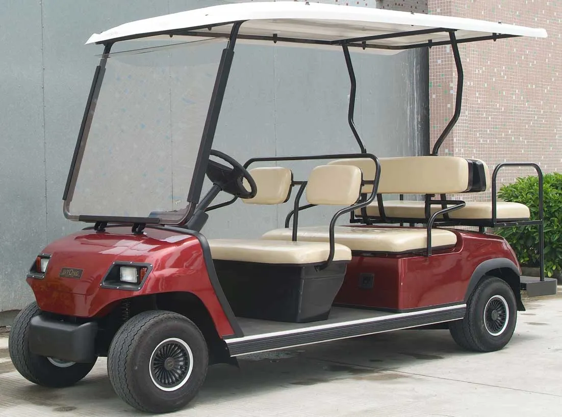 Lvtong Brand Folded Seats Electric Car for Resort Use